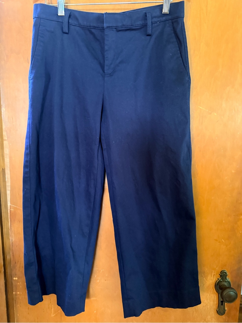 Banana Republic Preppy Navy Women's Wide Leg Crop Pantd
